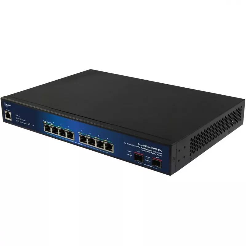 ALLNET Apollo täielikult hallatav Layer2+ 10Port• 8x 2.5GB• poe eelarve 240W• at• 2x - ruuter - WLAN (ALL-SGC5410PM-10G)