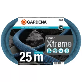 Ümmargune leotusvoolik Gardena Liano Xtreme 25 m Sinine Hall Oranž