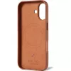 Mujjo Full Leather Case MagSafe ümbris iPhone 17-le pruun