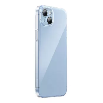 Baseus Crystal seeria kaitseümbris iPhone 14 Plusile karastatud klaasist tagaküljega