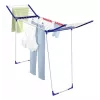 Pesukuivatusrest Leifheit Pegasus 180 Maxx Winged — põrandal seisev kuivatusrest, 18 m kuivatusruumi, reguleeritav kõrgus 1080–1280 mm, 550×1100×1280 mm, sinine/valge
