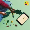 Ehitusmänguasjade komplekt LEGO NINJAGO 71829 Lloyd's roheline Forest Dragon, 128 tükki, 2 minifiguuri, vanusele 6+