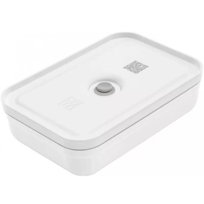 Lõunakarp ZWILLING FRESH & SAVE 1 L, plastikust silikoontihendiga, hall/valge