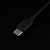 GaN sülearvuti laadija QOLTEC 52419 65W USB-C PD 5V/20V 3A/3.25A, 220–240V, 1,8 m kaabel, must