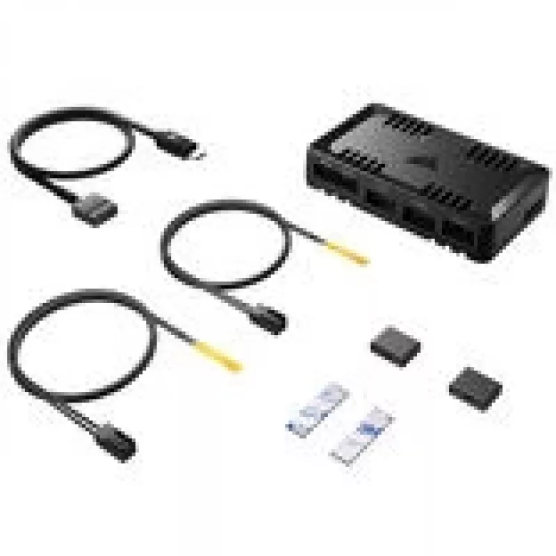 Ventilaatorikontroller CORSAIR COMMANDER DUO ARGB iCUE LINK Hybrid — adresseeritav RGB, iCUE integratsioon