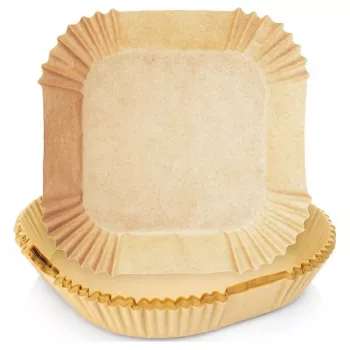 Paberist fritüüri vooderdised 16×16 cm (50 tk) õhufritüürile / sügavkülmutatud fritüürile — Nimetu