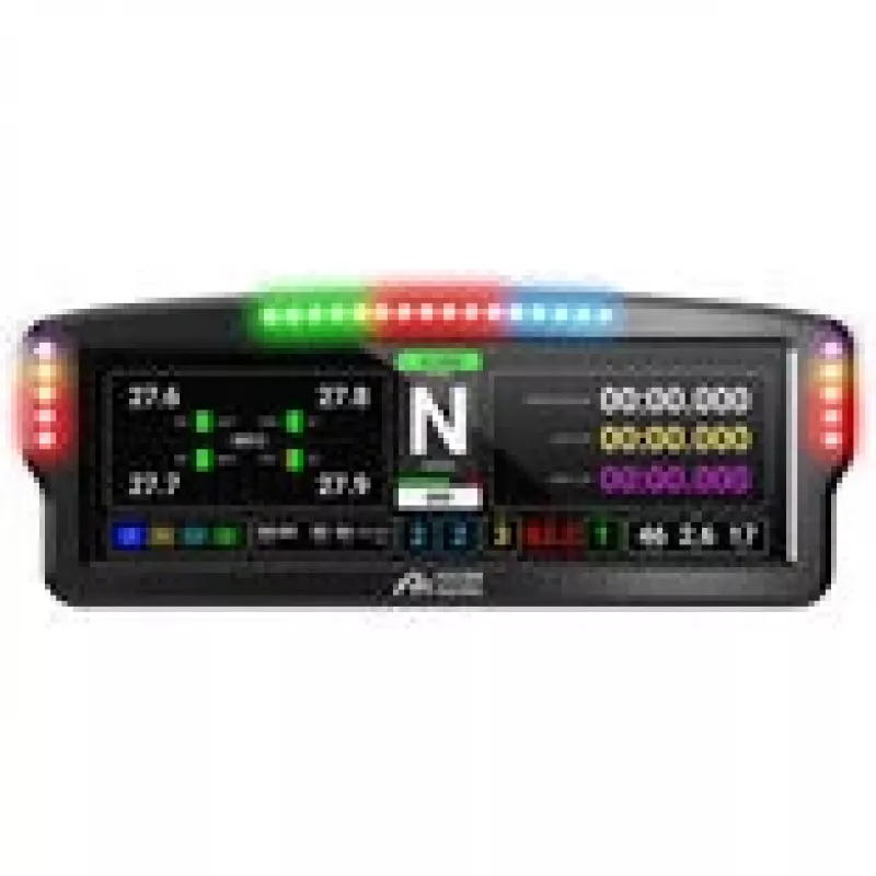 Ascher Racing Dashboard, 7,85” tolline LCD-puuteekraan, 26 RGB-LEDi - must (76080089)