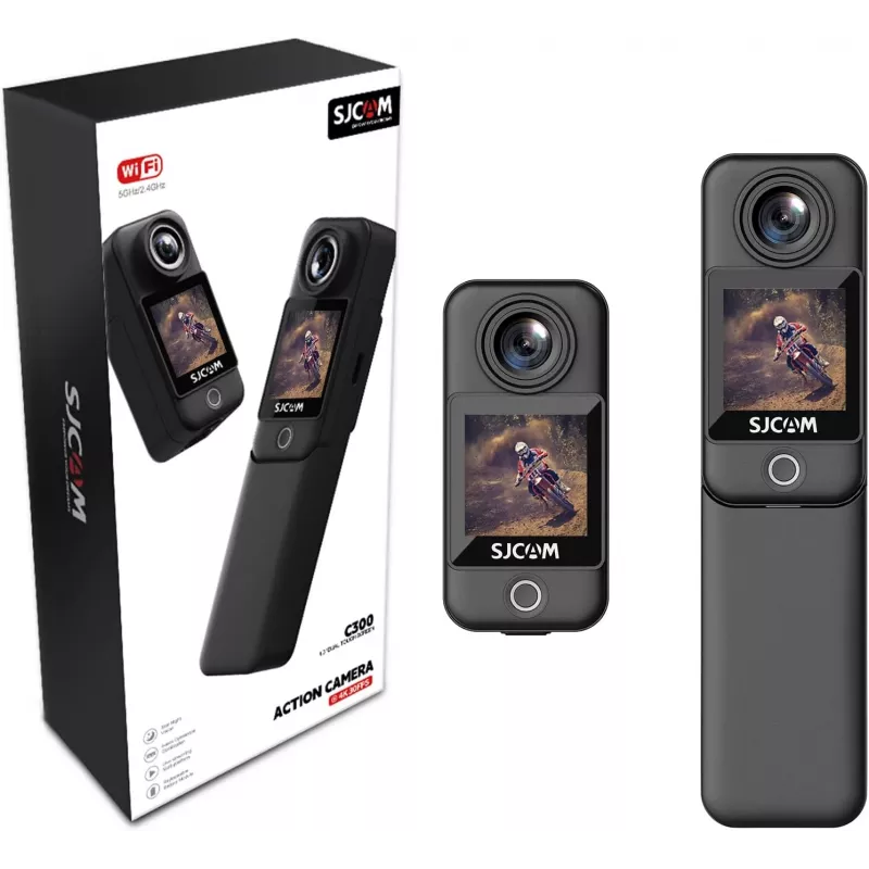 Action camera SJCam C300 4K 30fps, compact waterproof design