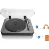 Rihmajamiga audio plaadimängija Lenco LBT-120BK Must Poolautomaatne