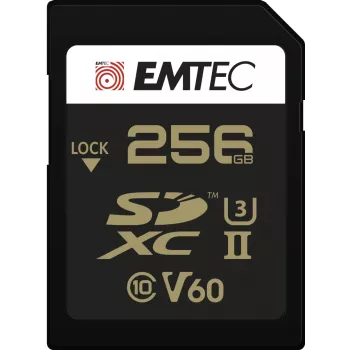 Mälukaart Emtec 256GB SDXC UHS-II ECMSD256GUHS2V60