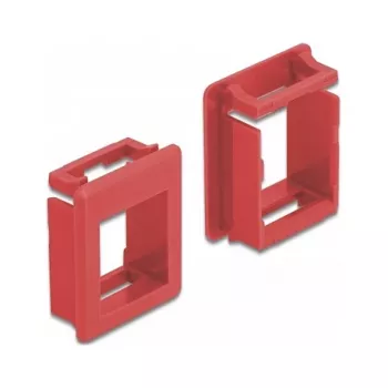 Paigalduskomplekt DELOCK 86762, punane plastik, mudel 86762, plastikmaterjal