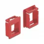 Paigalduskomplekt DELOCK 86762, punane plastik, mudel 86762, plastikmaterjal