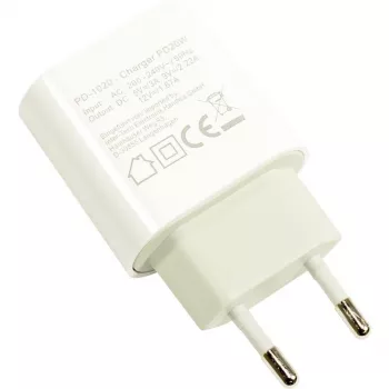 Inter-Tech PD-1020 universaalne valge siselaadija