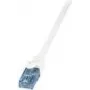 Võrgukaabel LogiLink CP3081U RJ-45 Cat6a 7,5 m Valge