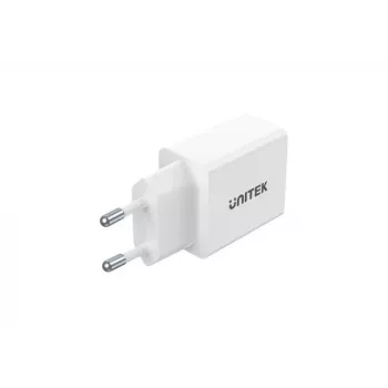 Unitek P1113A-EU - laadija 2X USB-A, 12W, valge