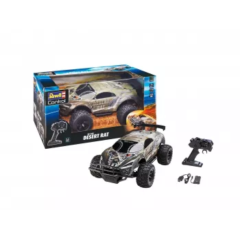 RC-auto REVELL Desert Rat (mudel 24442) — hall ja must raadio teel juhitav maastikusõiduk