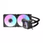 Darkflash DV240S täisintegreeritud vedelikjahutus protsessorile, 120 mm ventilaatorid, must, toetab LGA1700/AM5 ja muid sokleid