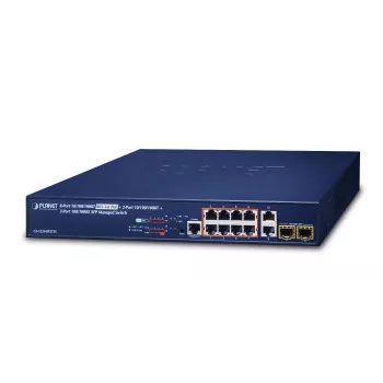 Hallatav L2+ Gigabit Etherneti lüliti PLANET GS-5220-8P2T2S