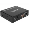 HDMI stereo / 5.1 kanali heli eraldaja 4K, adapter must