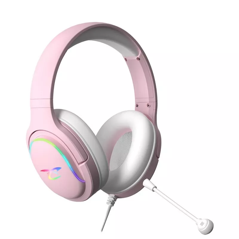 Peakomplekt Subsonic Spectra LED mänguripeakomplekt Sweety Pink