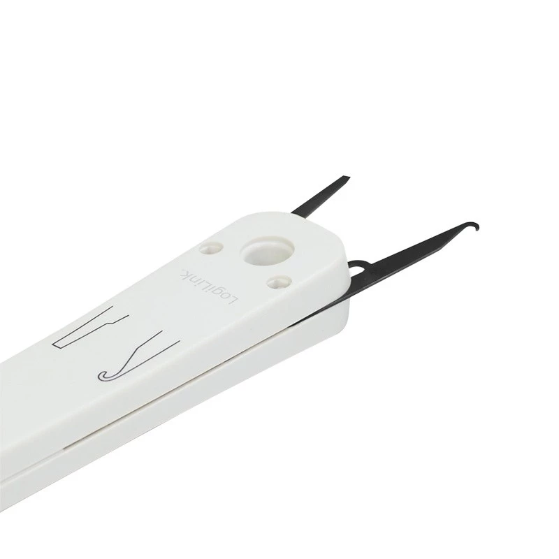 Kaablikrimper LOGILINK WZ0001A RJ45/RJ11 jaoks, sisseehitatud lõikur ja eemaldaja, valge