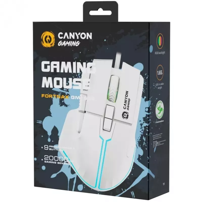 Hiir Canyon Fortnax GM-636 USB Type-A Optiline 20000 DPI