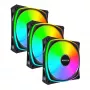 MONTECH RX120 PRO Must 120mm ARGB 3-Pakk