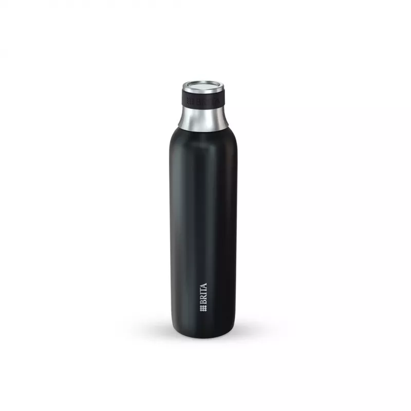 BRITA karboniseerimispudel 650 ml, roostevaba teras, must, nõudepesumasinakindel