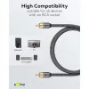 Goobay 65296. Anschluss 1: RCA, Steckverbinder 1 Geschlecht: Männlich, Anschluss 2: RCA, Steckverbinder 2 Geschlecht: Männlich, Kabelmaterial: Kupfer,