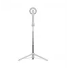 Selfie stick FIXED FIXSN-M-WH — Bluetooth kokkupandav alumiiniumist kepp, max pikkus 72 cm, valge