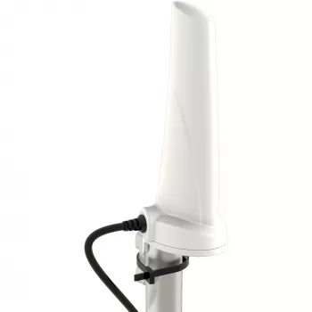 Mastile/seinale kinnitatav 4 dBi 5G/LTE omnidirektsionaalne antenn Poynting A-OMNI-0280-02-V1, SMA (isane), 2 m kaabel, valge