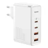 Travel Charger Baseus GaN2 Pro Quick 2x USB + 2x USB-C, 100W, EU (Valge)