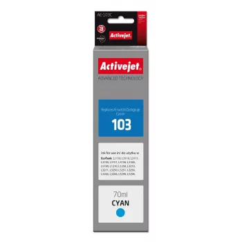 Activejet AE-103C tint (asendus Epson 103 C13T00S24A jaoks; Supreme; 70 ml; tsüaan)