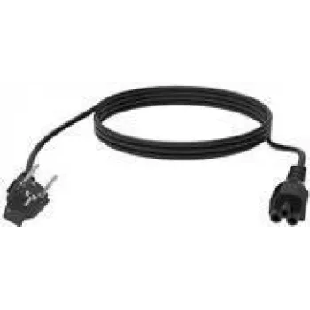 Toitekaabel must 3 m CEE7/7 IEC C5 Vision TC 3MEUCVLF/BL