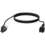 Toitekaabel must 3 m CEE7/7 IEC C5 Vision TC 3MEUCVLF/BL