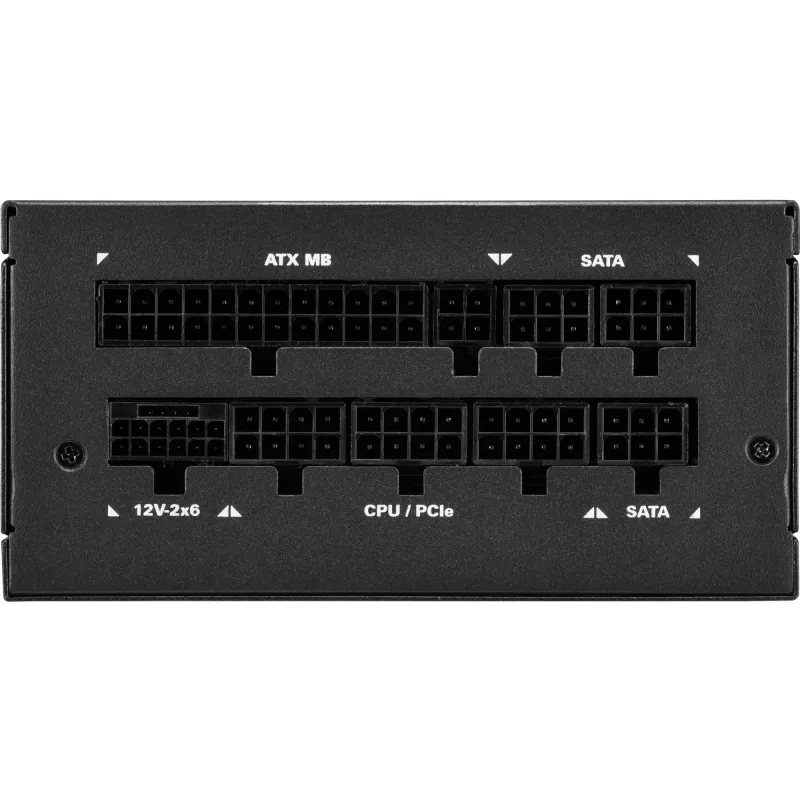 750W Sharkoon Rebel P20 SFX 750W (must, 1x 12-pin suure võimsusega pistik, 2x PCIe, kaablihaldus, 750 vatti)