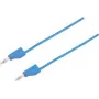 VOLTCRAFT Test Lead [Plug 4 mm - Plug 4 mm] 5 m Blue MSB-300 (MSB-300-5-BL)