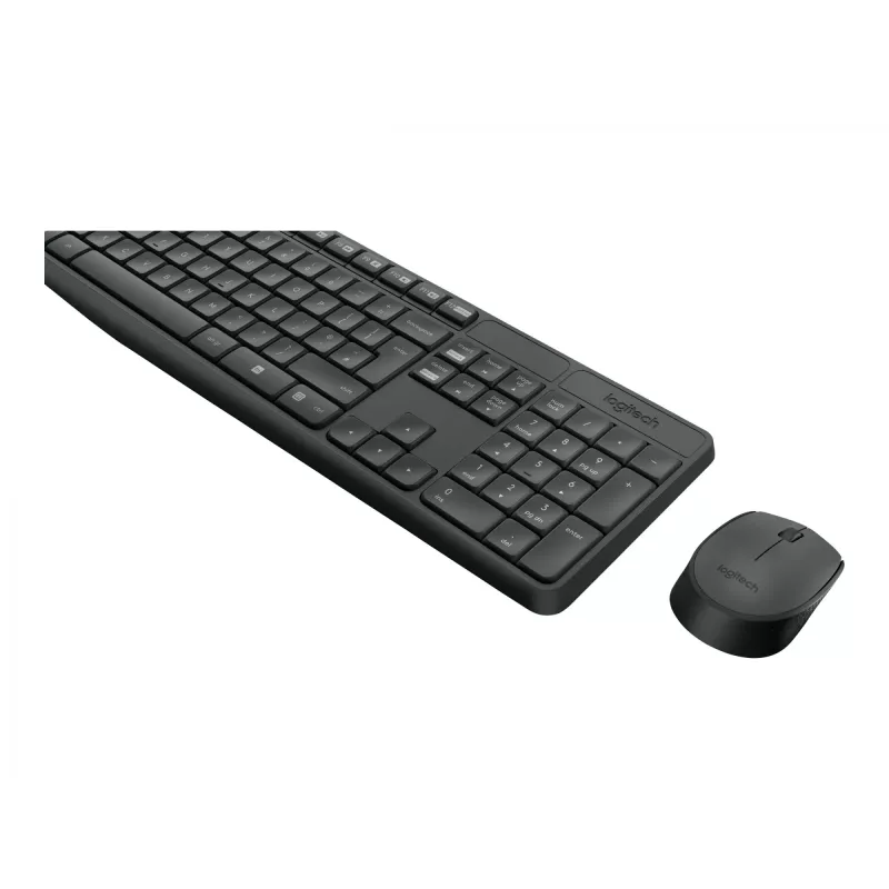 Logitech MK235 vastupidav juhtmevaba klaviatuuri ja hiire komplekt hall