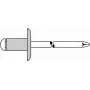 Pimeneet GESIPA 5,0x10,0 mm K14 alumiinium/roostevaba teras, 250 tk