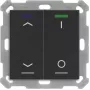 MDT BE-TAL55T206.C1 KNX nupplüliti Light 55 2f RGBW temperatuuriandur must matt ruloo/lüliti 1 (BE-TAL55T206.C1)