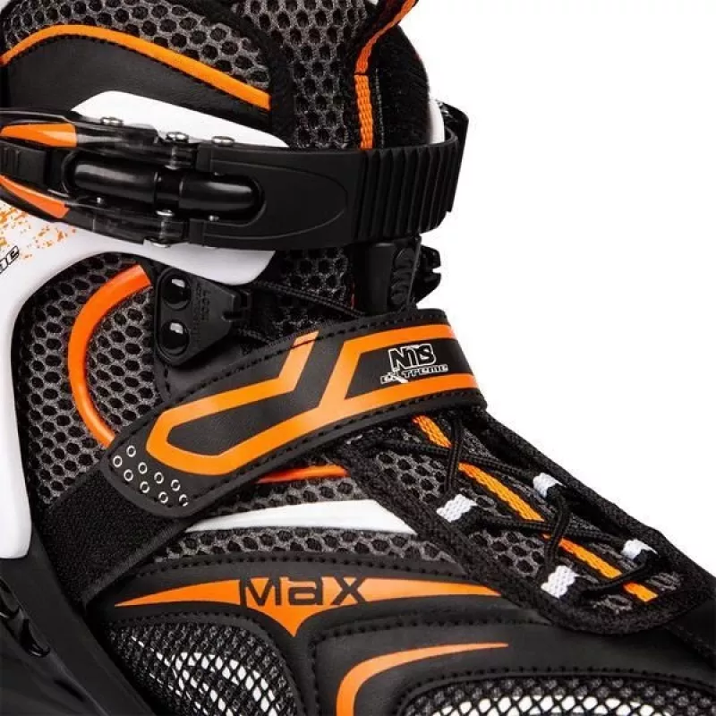 Rulluisud Nils Extreme NA1060S MUST-ORANŽ SUURUS 41