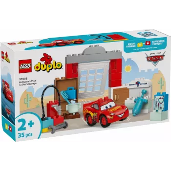 Ehitusmänguasi LEGO DUPLO 10456 Disney McQueeni külastus Doc Hudsoni töökotta — 35 tükki, alates 2. eluaastast, suured klotsid
