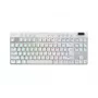 Logitech G PRO X TKL klaviatuur mängudele RF juhtmevaba + Bluetooth QWERTY US International Valge