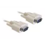 Jadakaabel DeLOCK RS-232 2m Beež DB-9