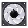 120 mm korpusventilaator Jonsbo ZK-120B Reverse ARGB Must — 120 mm, ARGB, pöörlev vastassuunas