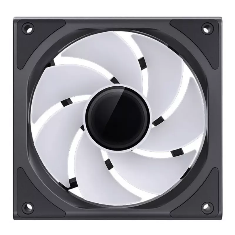 120 mm korpusventilaator Jonsbo ZK-120B Reverse ARGB Must — 120 mm, ARGB, pöörlev vastassuunas