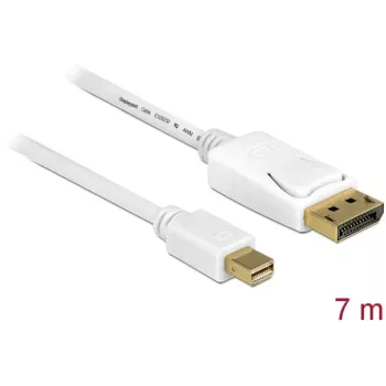 DisplayPort kaabel DeLOCK 83485 Mini DisplayPort 7 m Valge