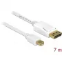 DisplayPort kaabel DeLOCK 83485 Mini DisplayPort 7 m Valge