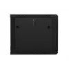 Seinale paigaldatav kapp LANBERG 9U 19 tolli WF01-6609-10B, 600×600×507 mm, 60 kg, IP20, must