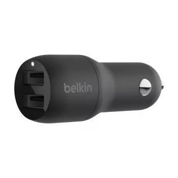 Dual USB-A autolaadija 12W x2 must